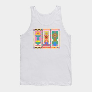 Summer's  geometric Beat Tank Top